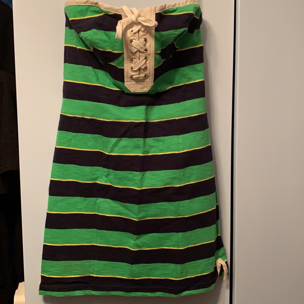Juicy Couture strapless striped dress, Medium